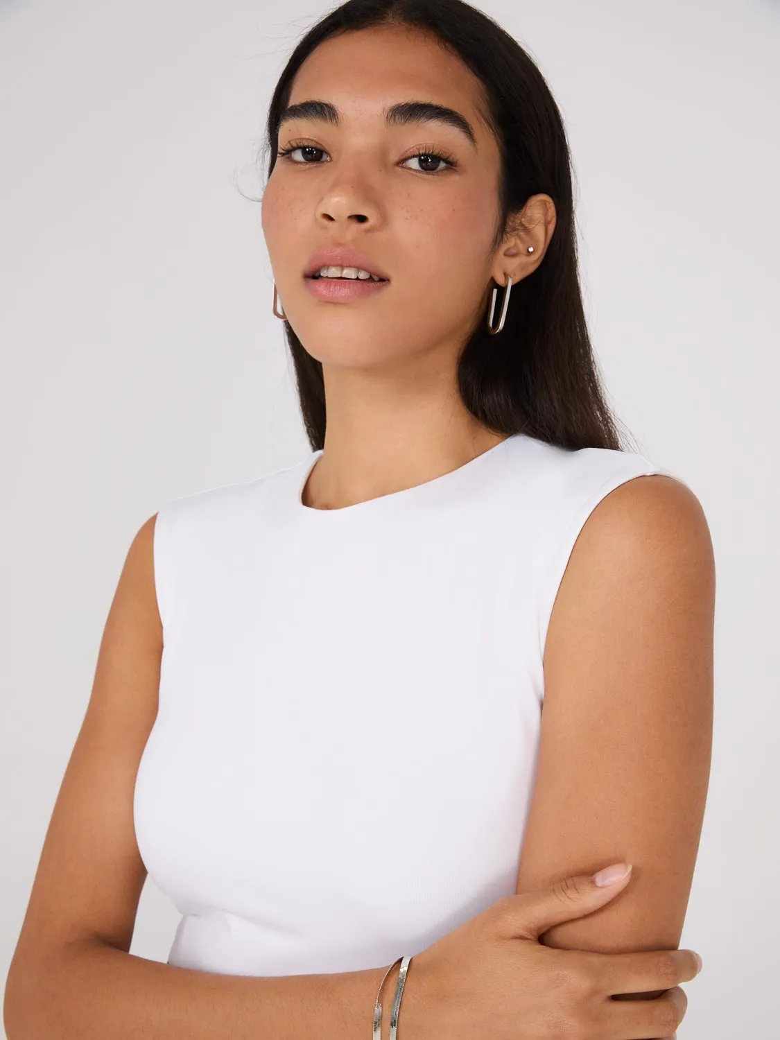 Double Layer Sleeveless Top effortless style
