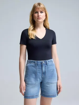 Double Layer V-Neck T-Shirt Feel Urban