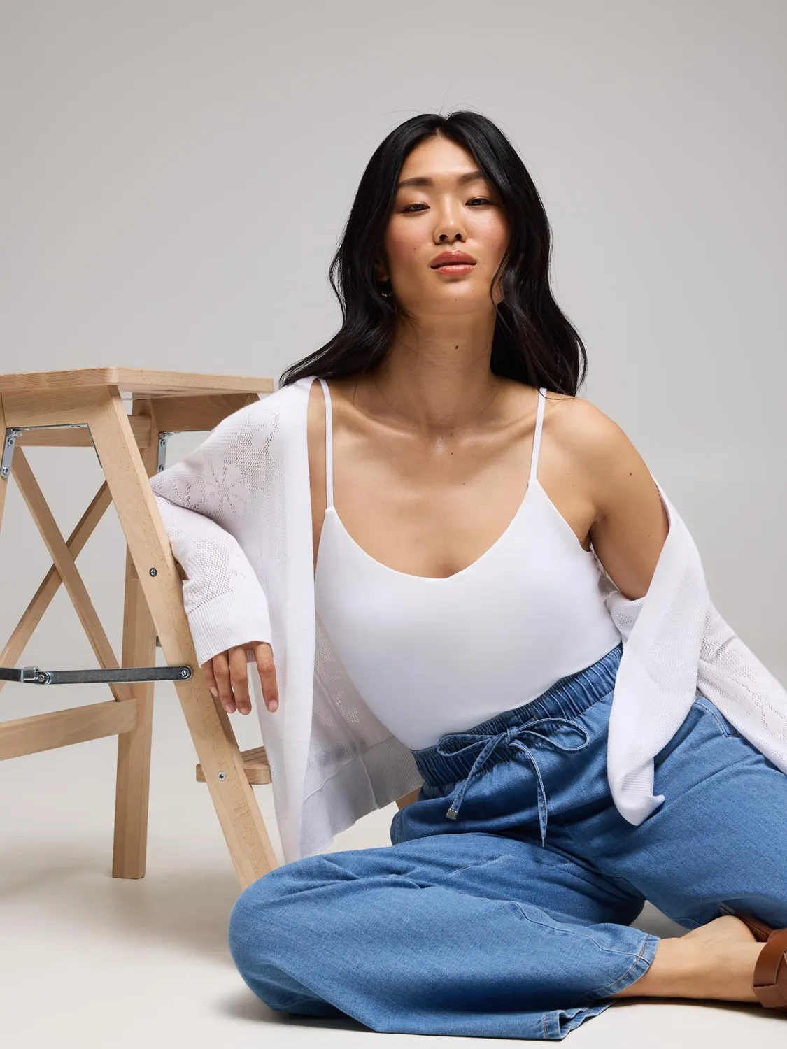 Double Layer V-Neck Tank Top casual cool