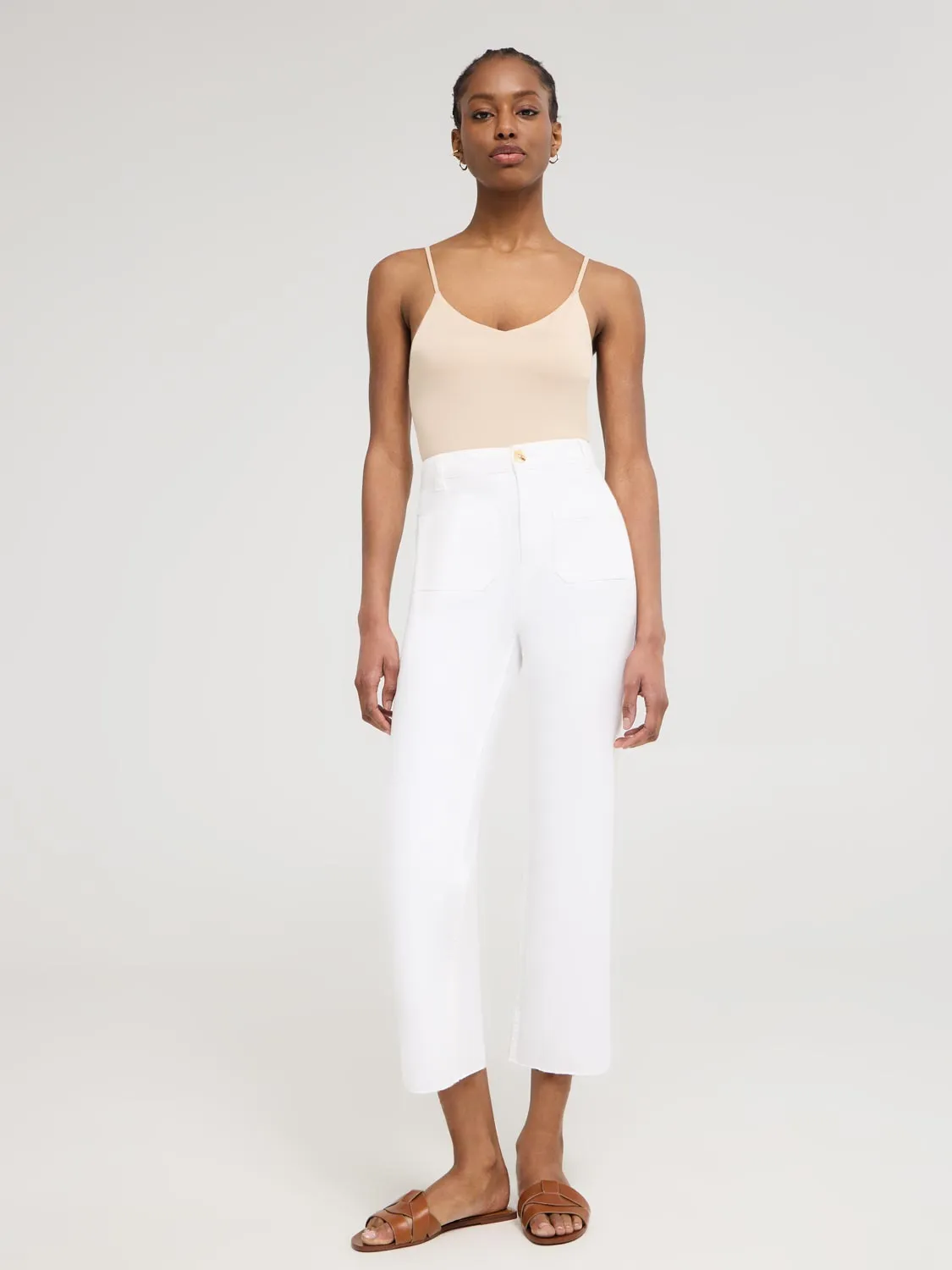 Double Layer V-Neck Tank Top breezy base