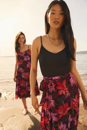 Double Layer V-Neck Tank Top tone base