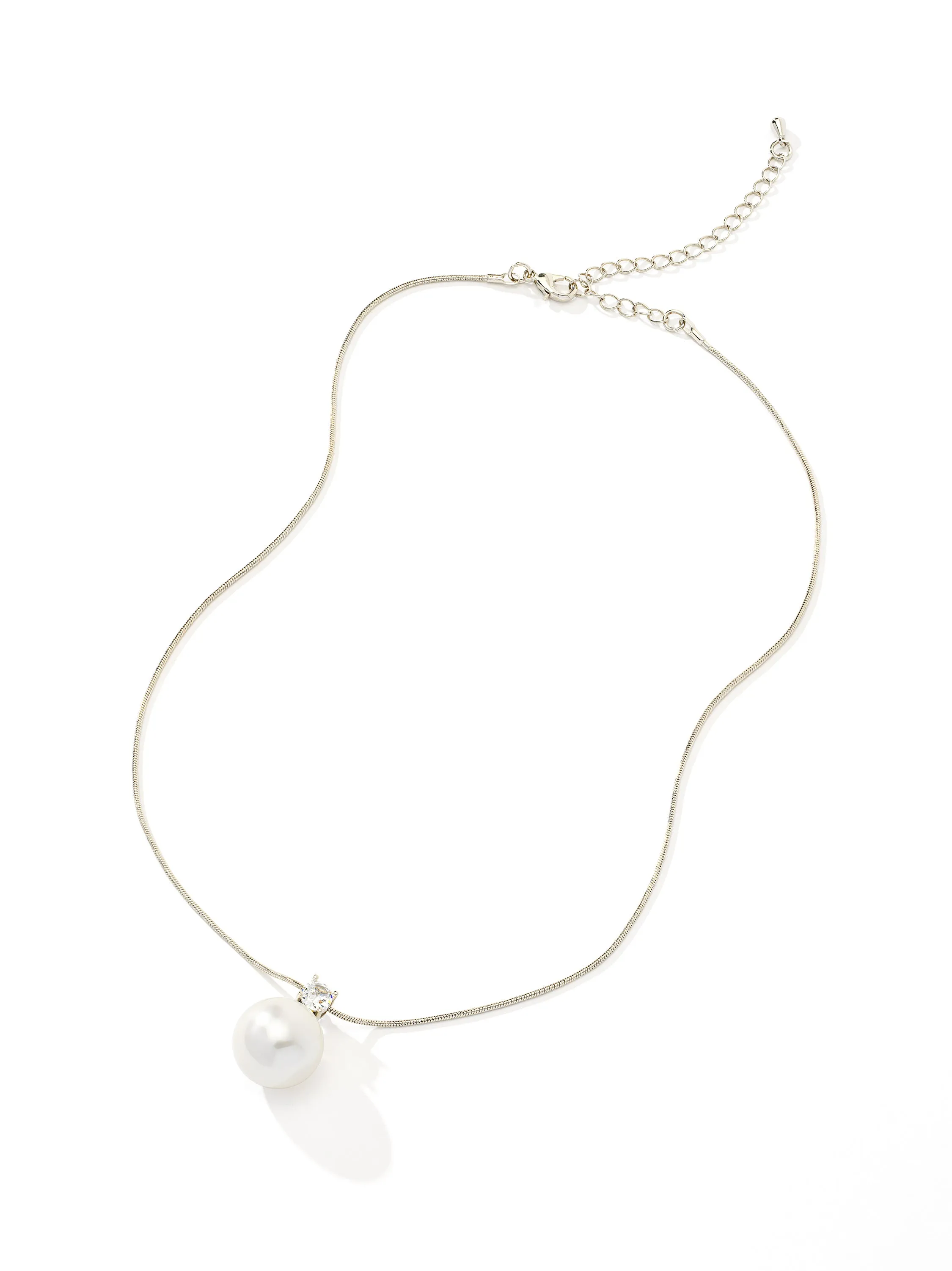 Drop Pearl Slinky Necklace nature vibe