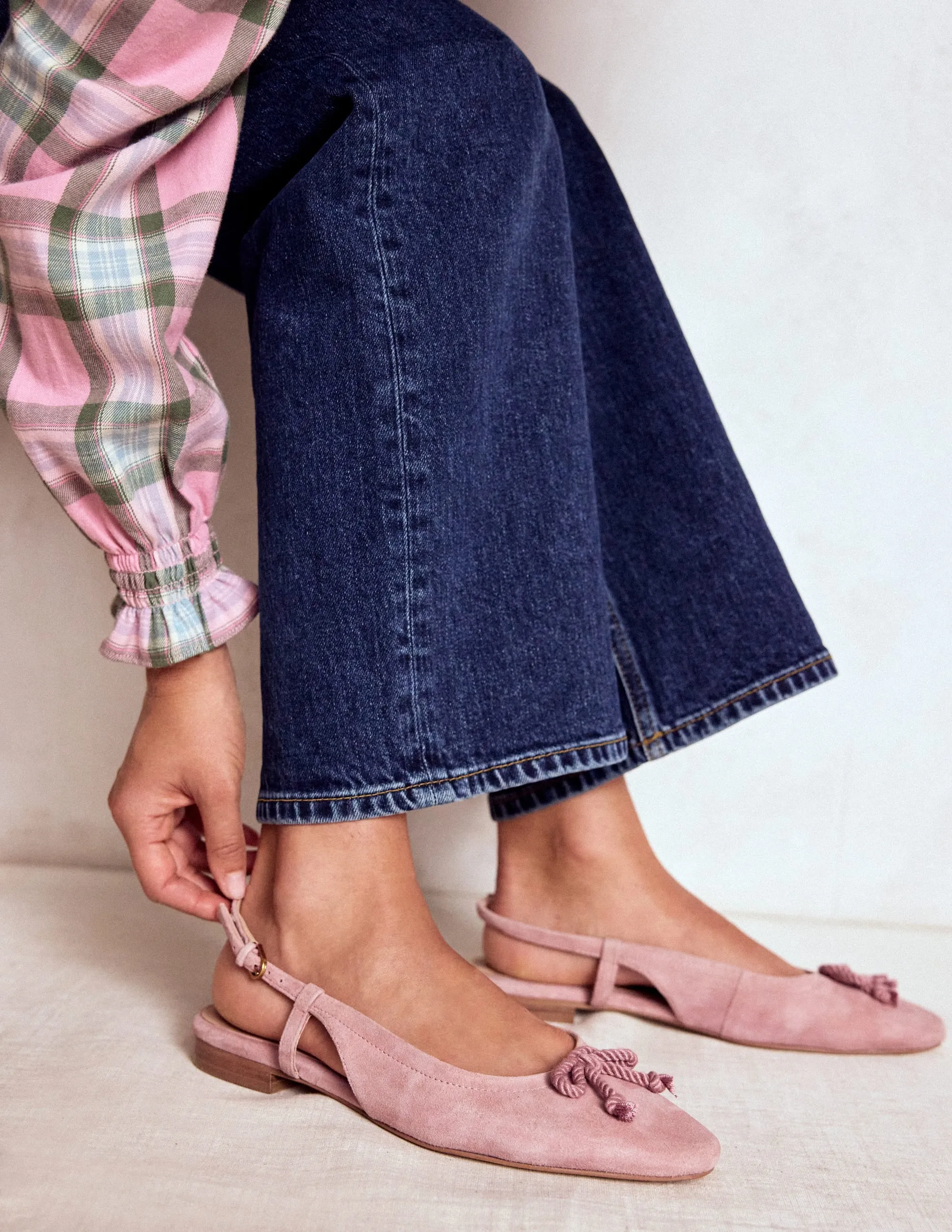 Easy Slingback Flats-Blush daily casual