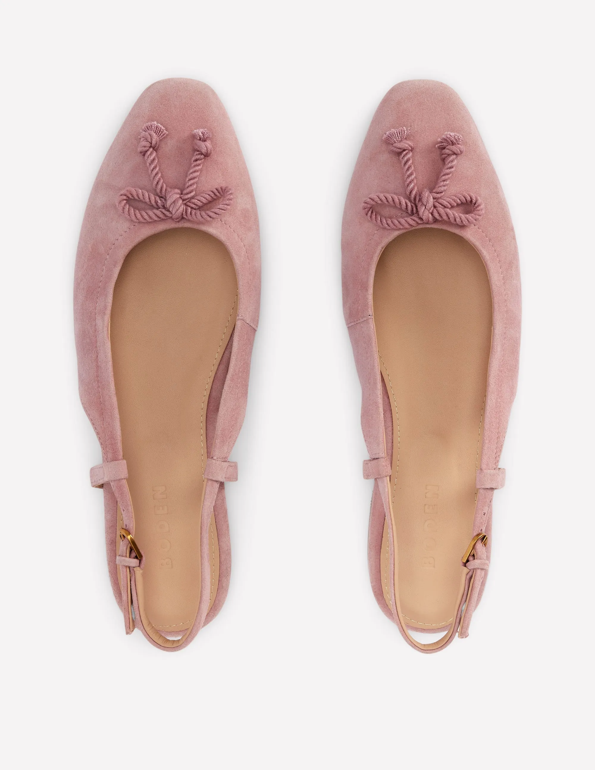 Easy Slingback Flats-Blush durable material