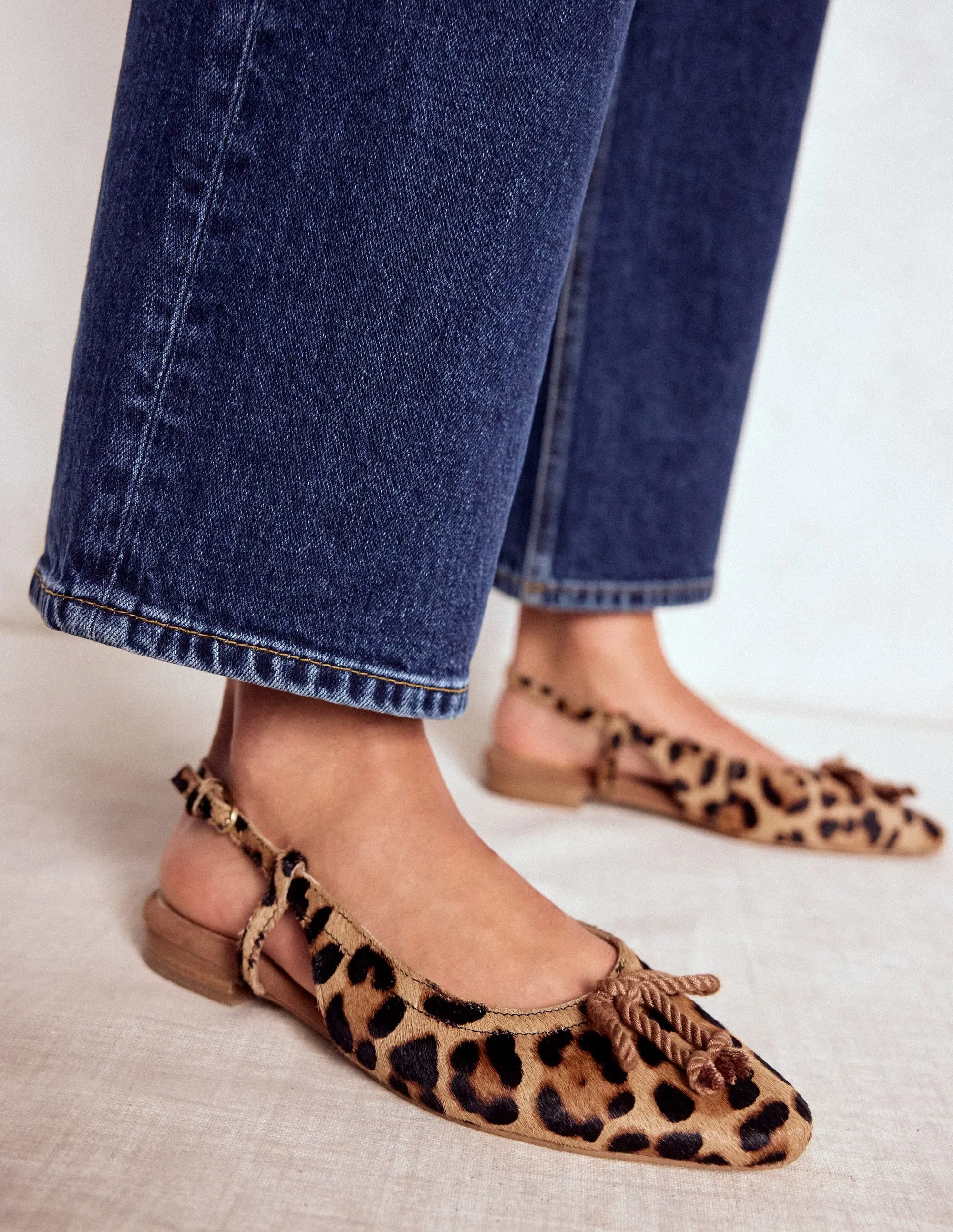 Easy Slingback Flats-Classic Leopard unique style