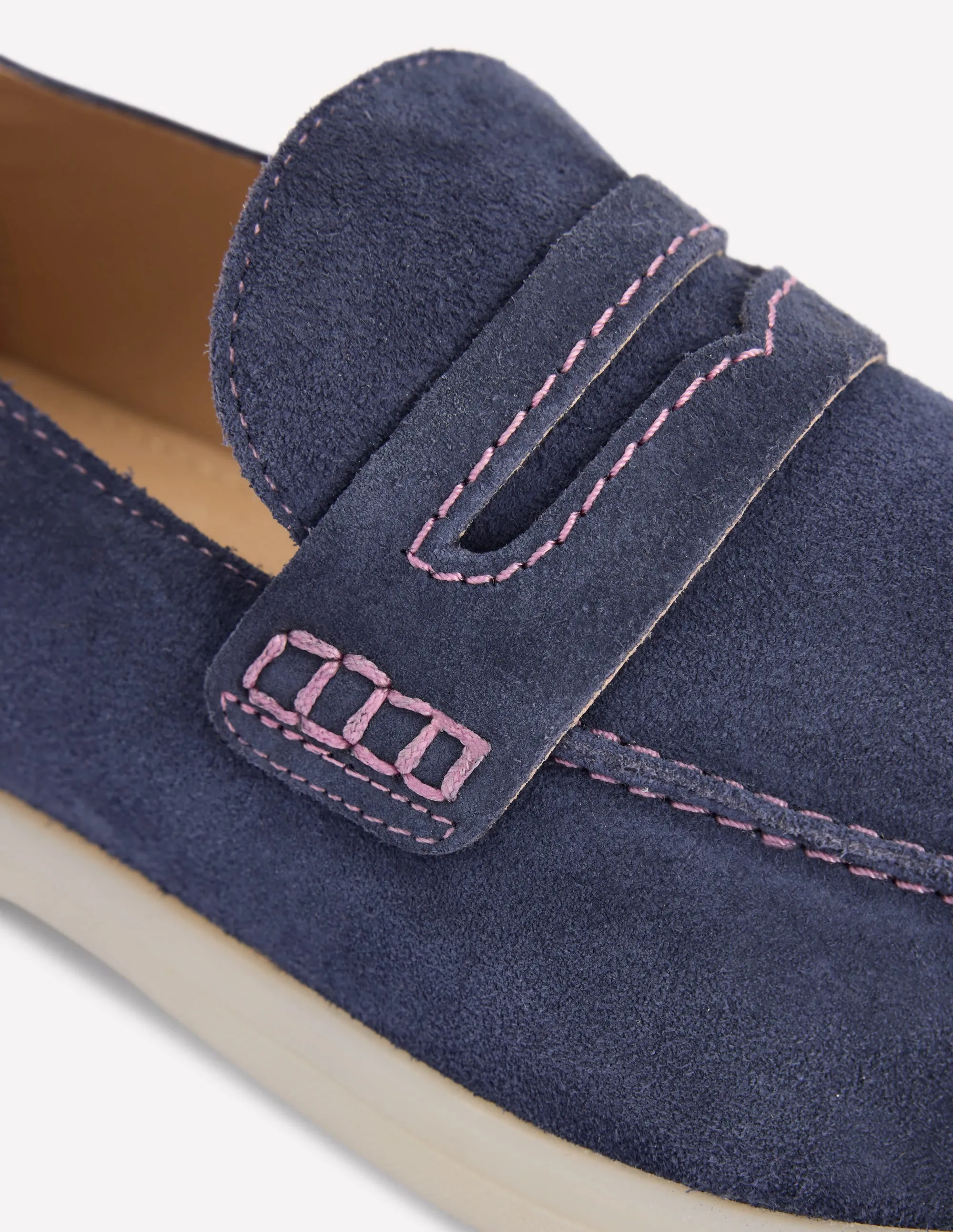 Easy soft loafers-Navy personalized fit