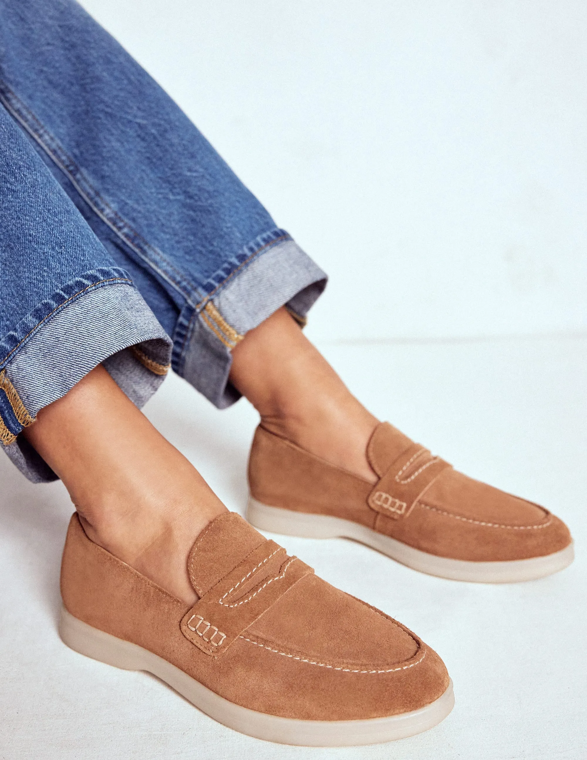 Easy soft loafers-Tan durable material