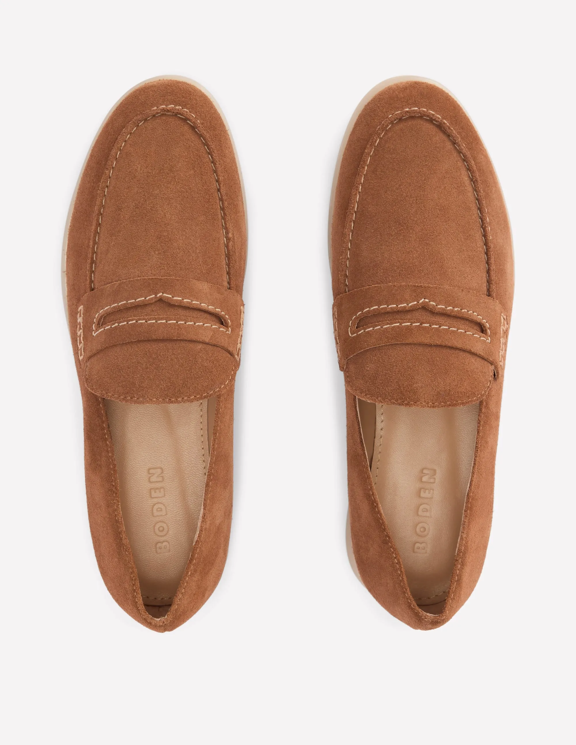 Easy soft loafers-Tan light fashion
