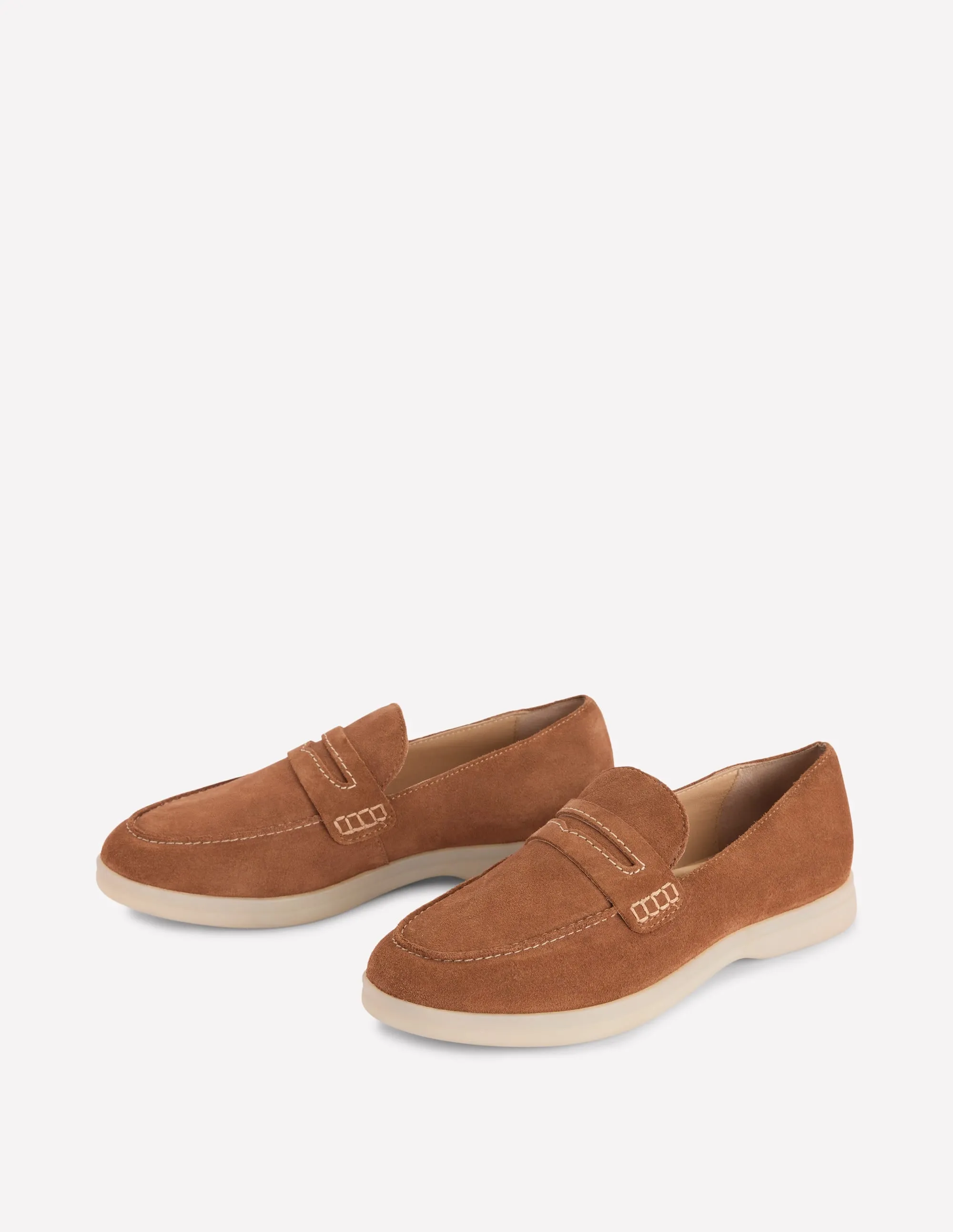 Easy soft loafers-Tan anti slip