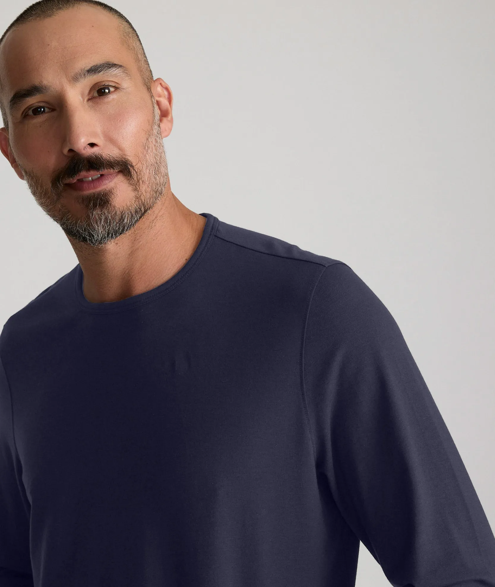 EcoSoft Long-Sleeve Tee texture cut