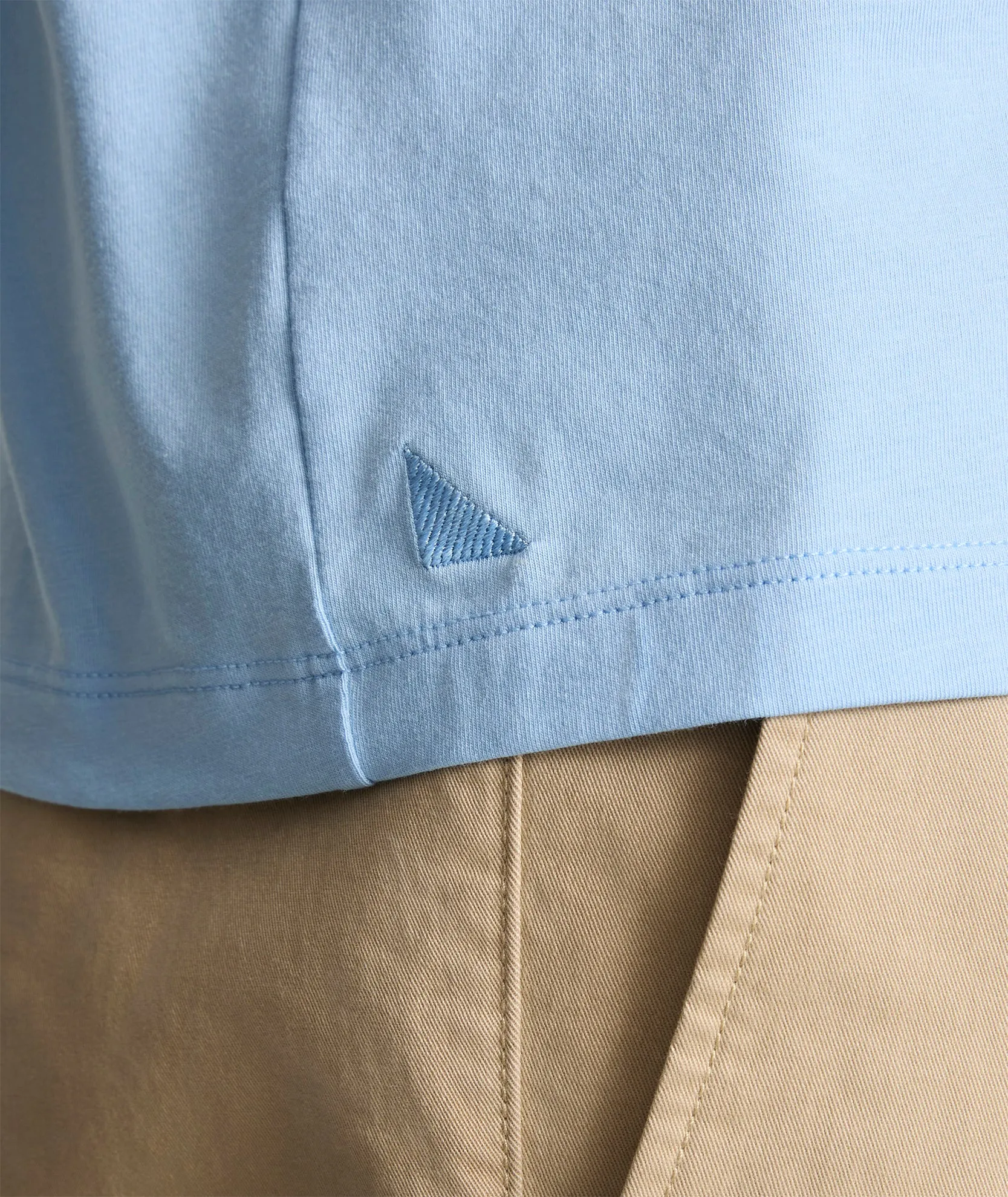 EcoSoft Short-Sleeve Henley size free