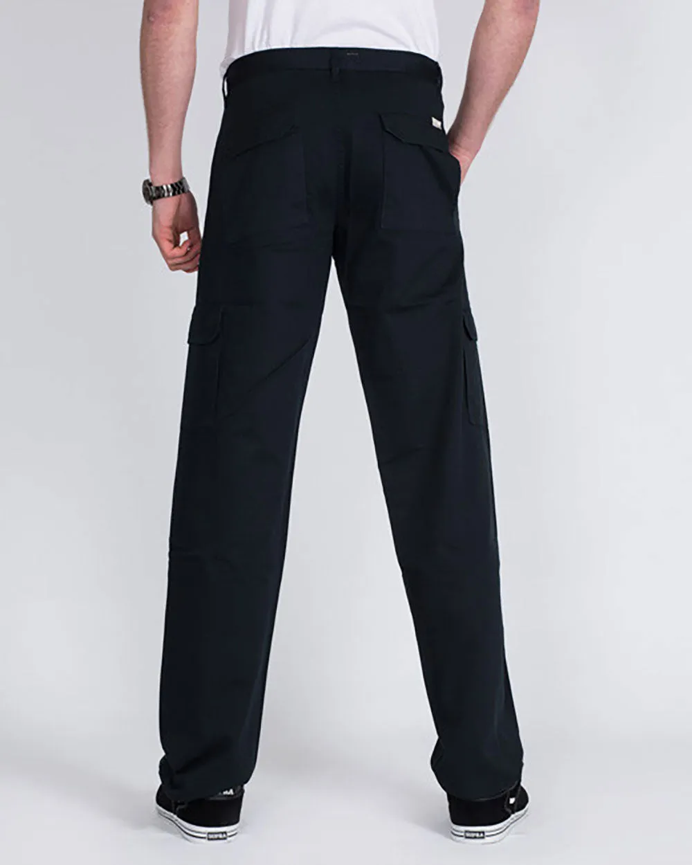 Ed Baxter Heavy Duty Tall Combat Trousers (navy) camouflage print