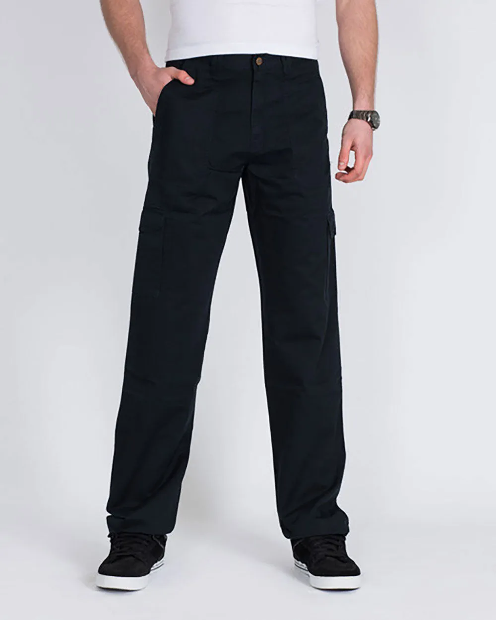 Ed Baxter Heavy Duty Tall Combat Trousers (navy) durable wear