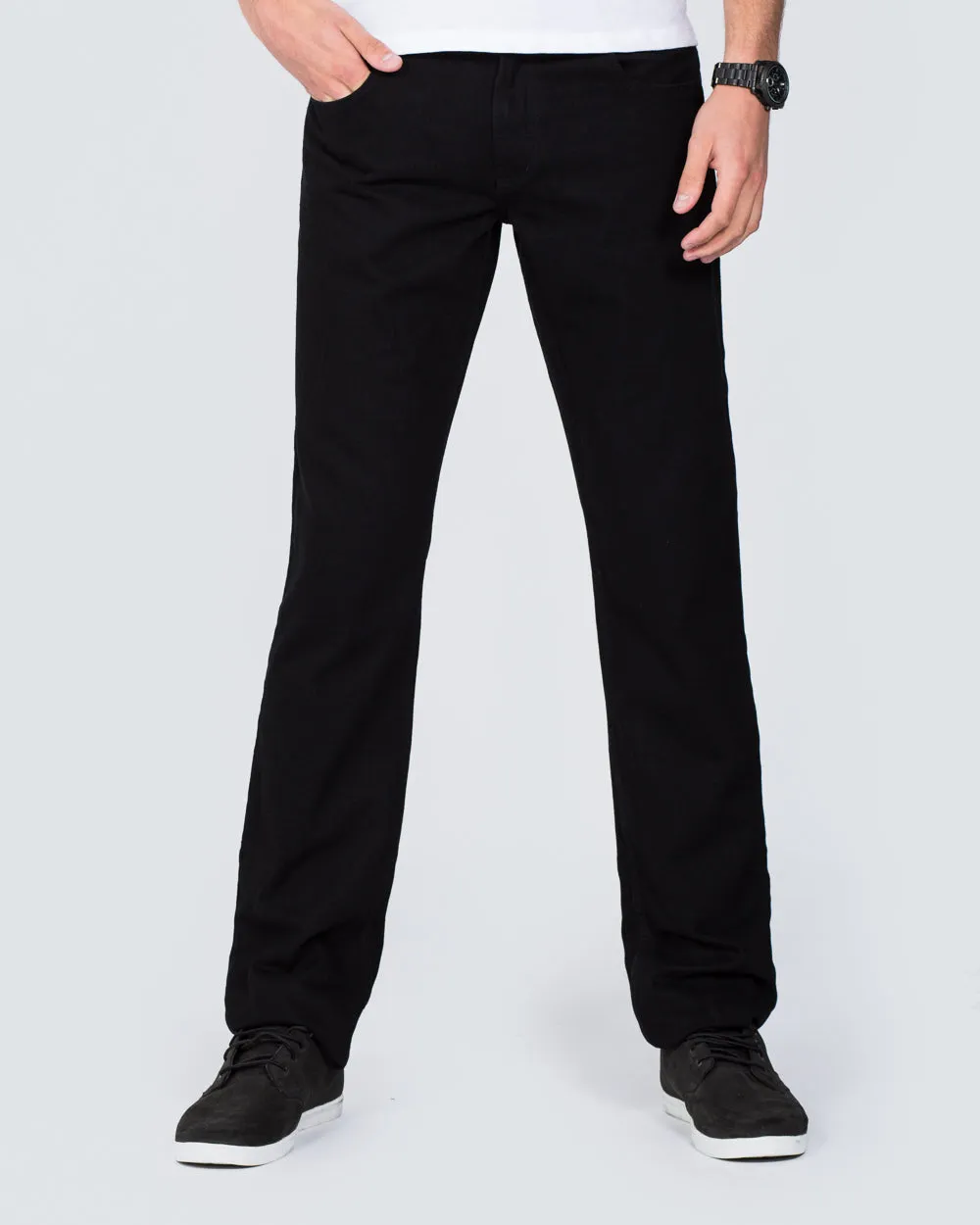 Ed Baxter Regular Fit Tall Jeans (black) quality promise