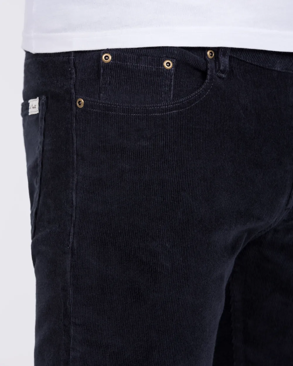 Ed Baxter Slim Fit Tall Cord Jeans (black) street brand