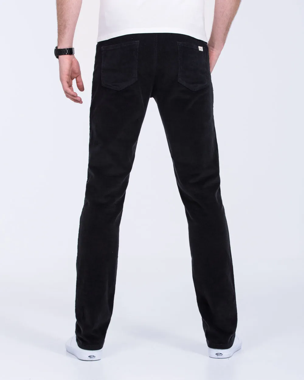 Ed Baxter Slim Fit Tall Cord Jeans (black) multi use