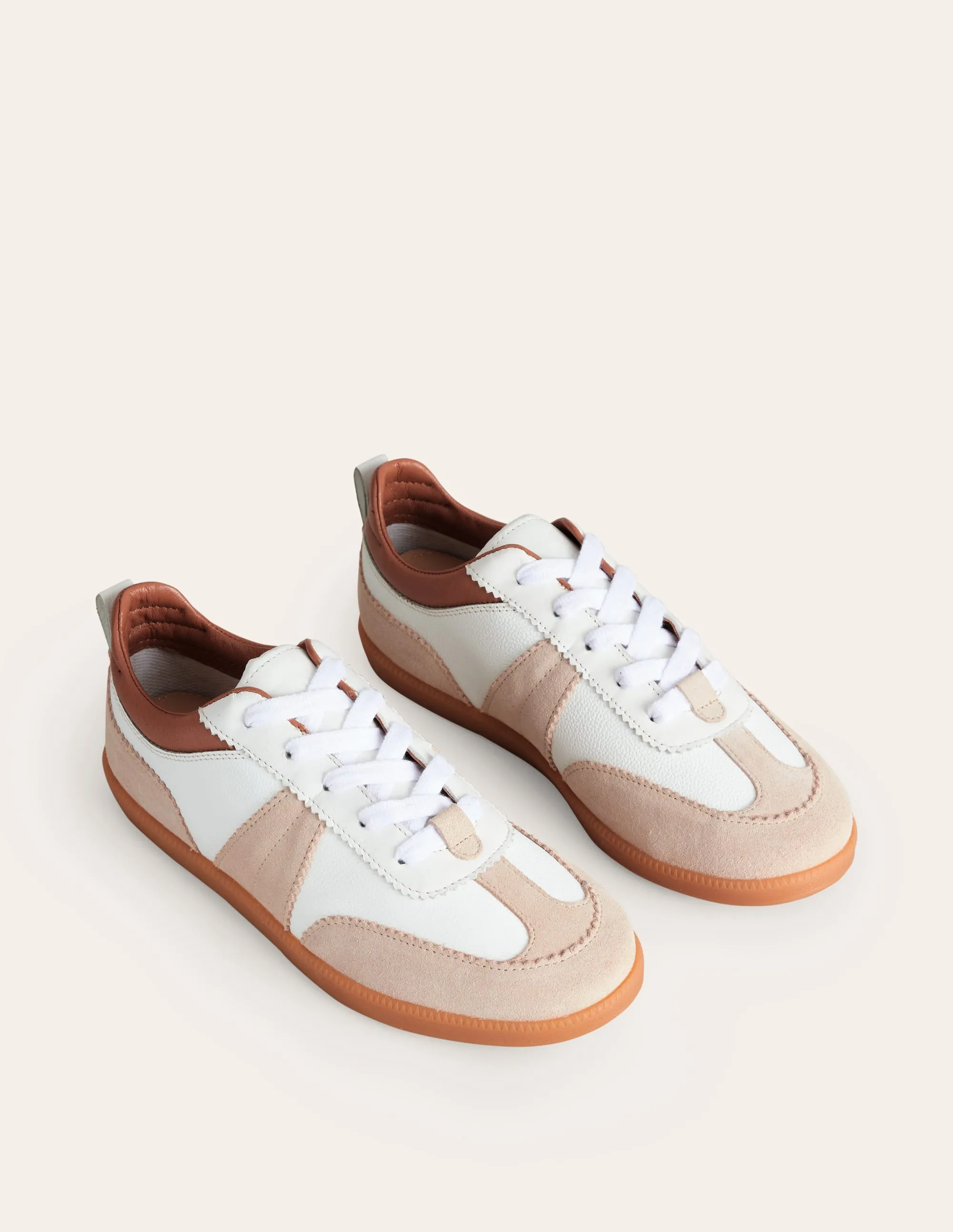 Erin Retro Tennis Trainers-White Mix youth energy