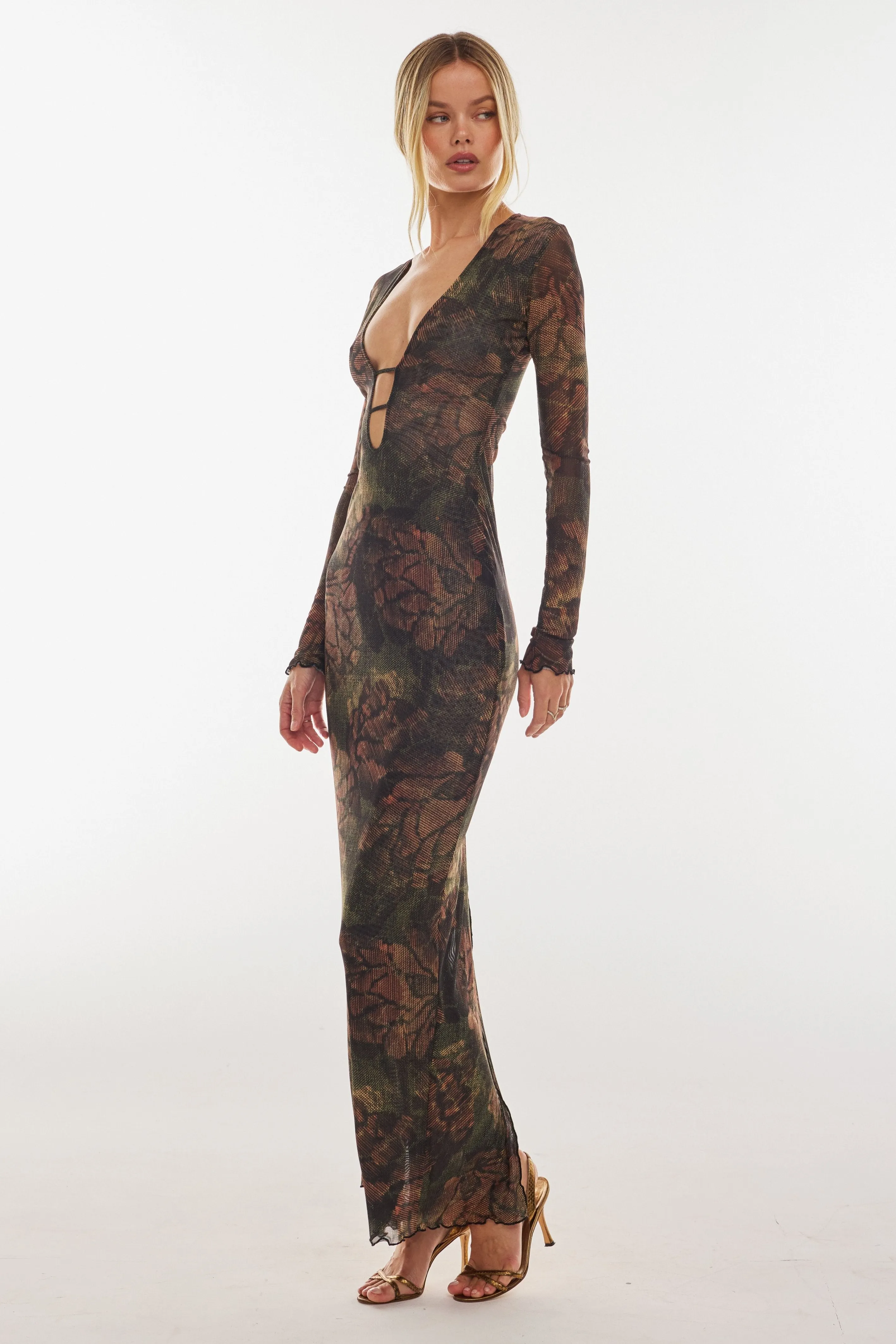 Esme Dress in Autumn subtle style