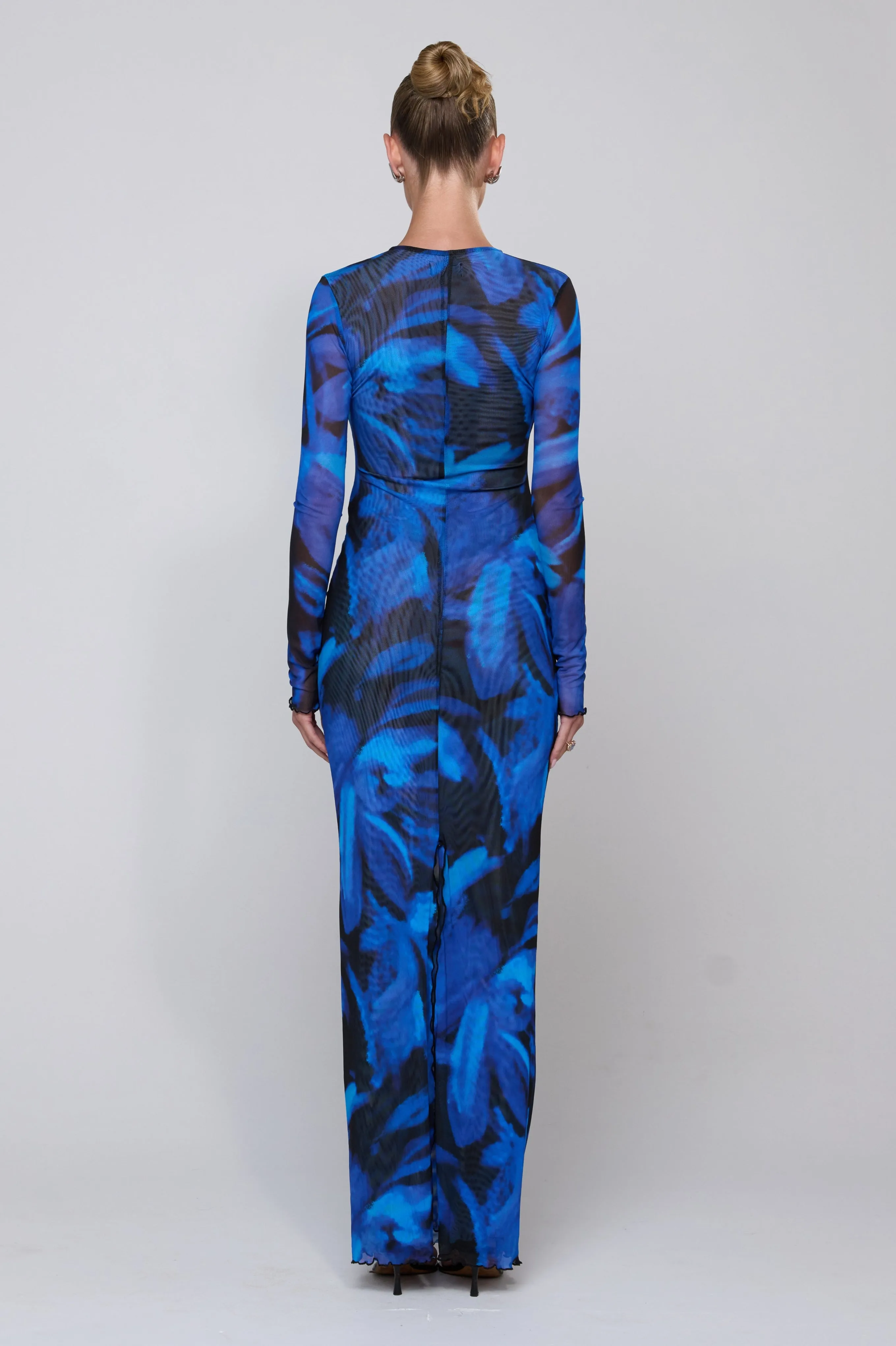 Esme Dress in Lagoon retro trend
