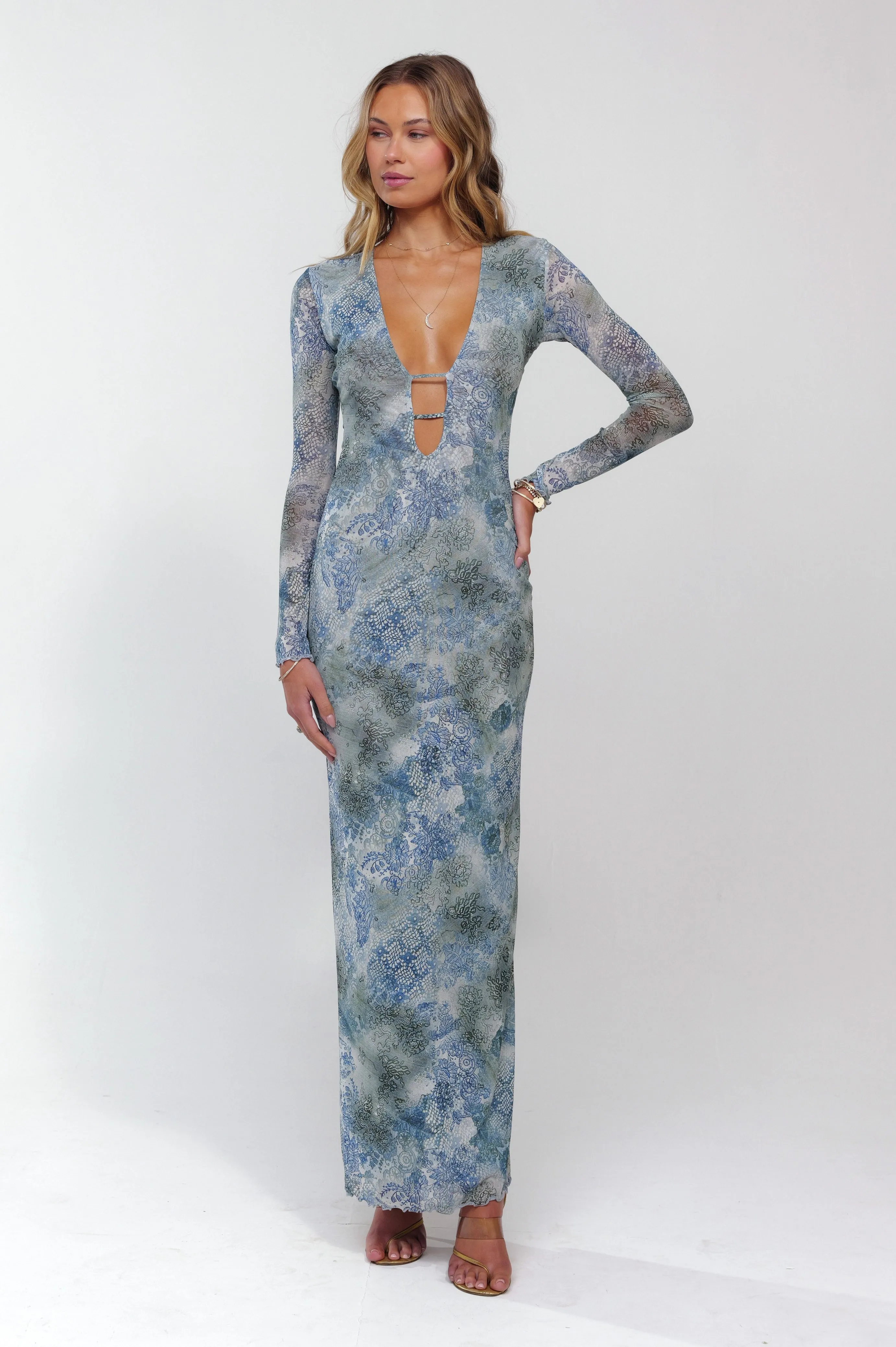 Esme Dress in Siren summer charm