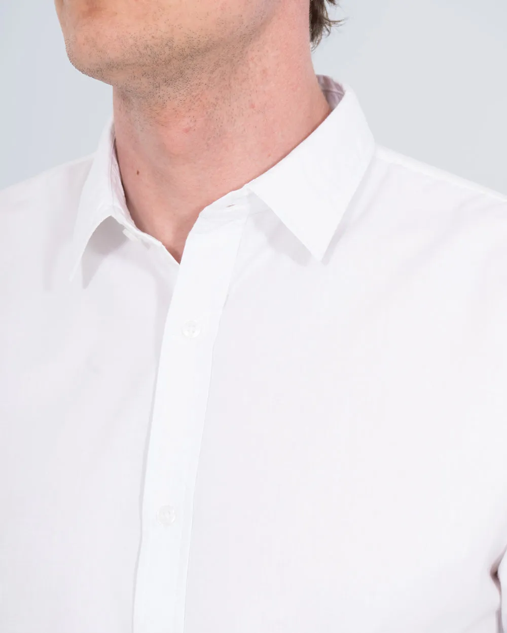 Essentalls Extra Tall Regular Fit Formal Shirt (white) Stay Cool