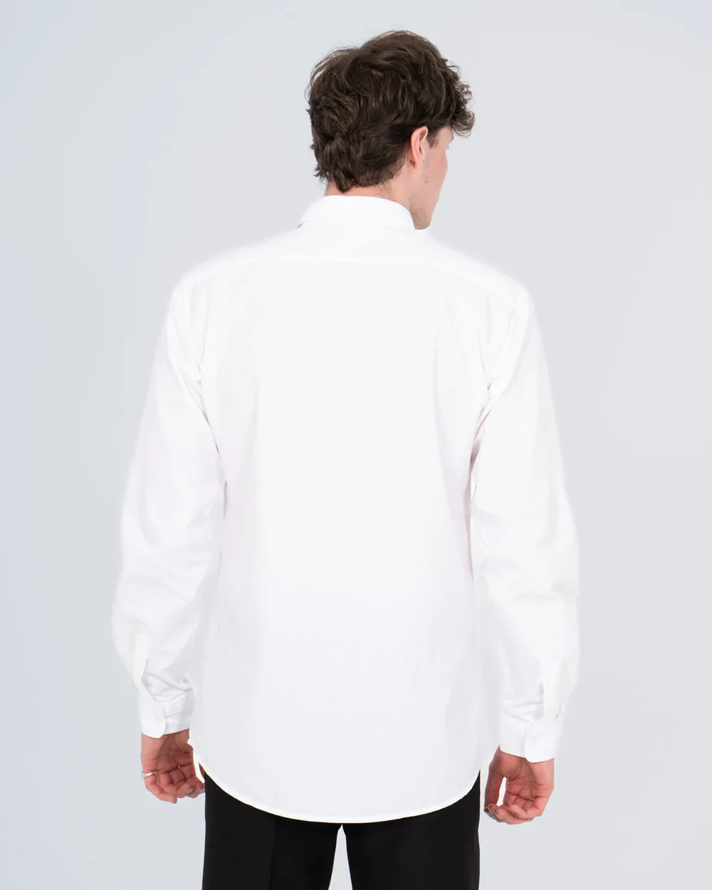 Essentalls Extra Tall Regular Fit Formal Shirt (white) Effortless Look