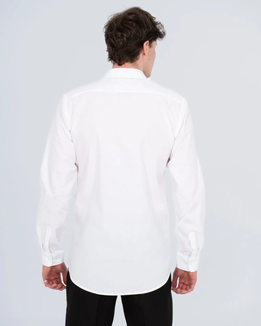 Essentalls Extra Tall Slim Fit Formal Shirt (white) Tone Match