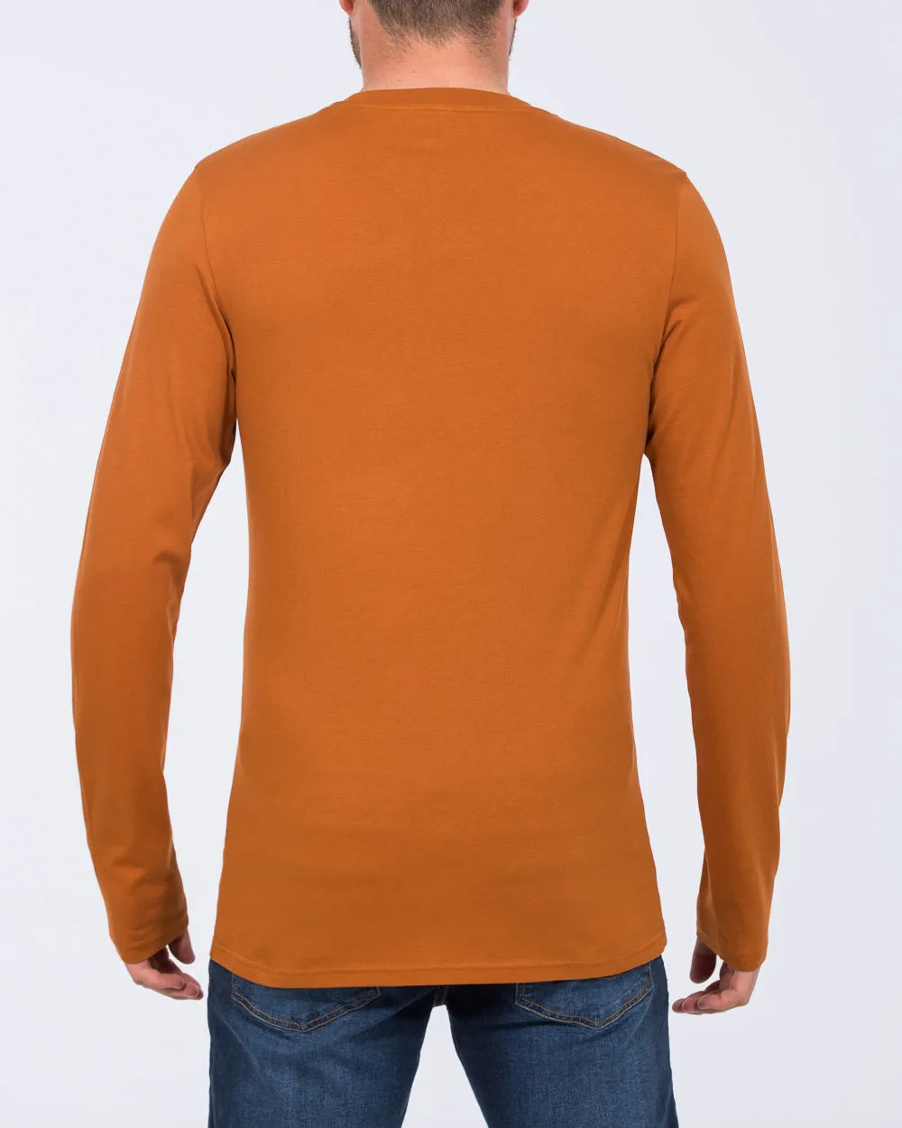 Essentalls Long Sleeve Tall T-Shirt (rust) chill couple