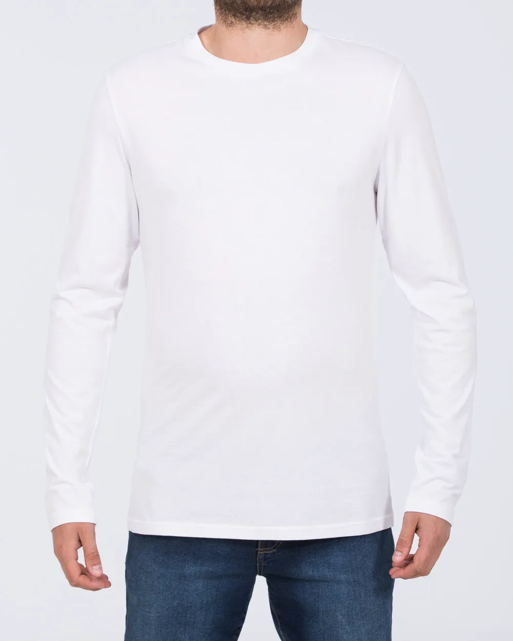 Essentalls Long Sleeve Tall T-Shirt (white) light breeze