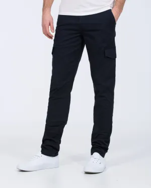 Essentalls Ray Tall Slim Fit Cargo Trousers (navy) outdoor adventure