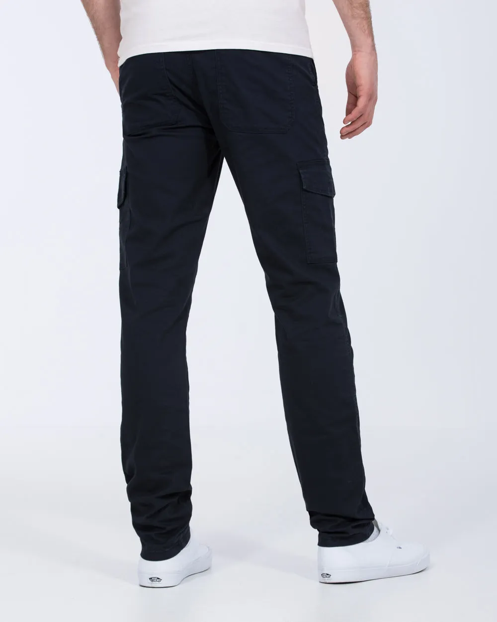 Essentalls Ray Tall Slim Fit Cargo Trousers (navy) outdoor sports
