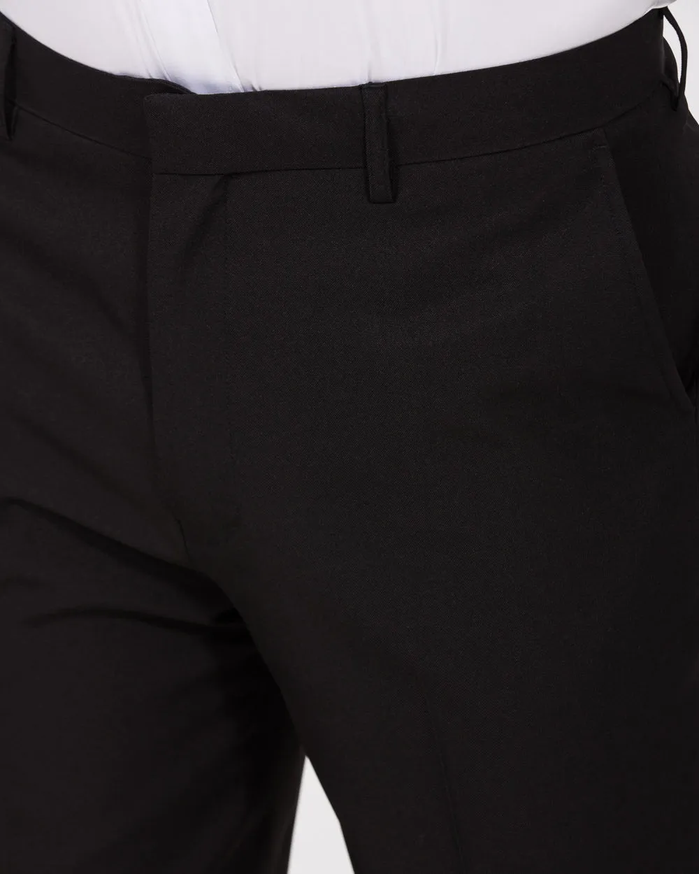 Essentalls Regular Fit Tall Trousers (black) modern twist