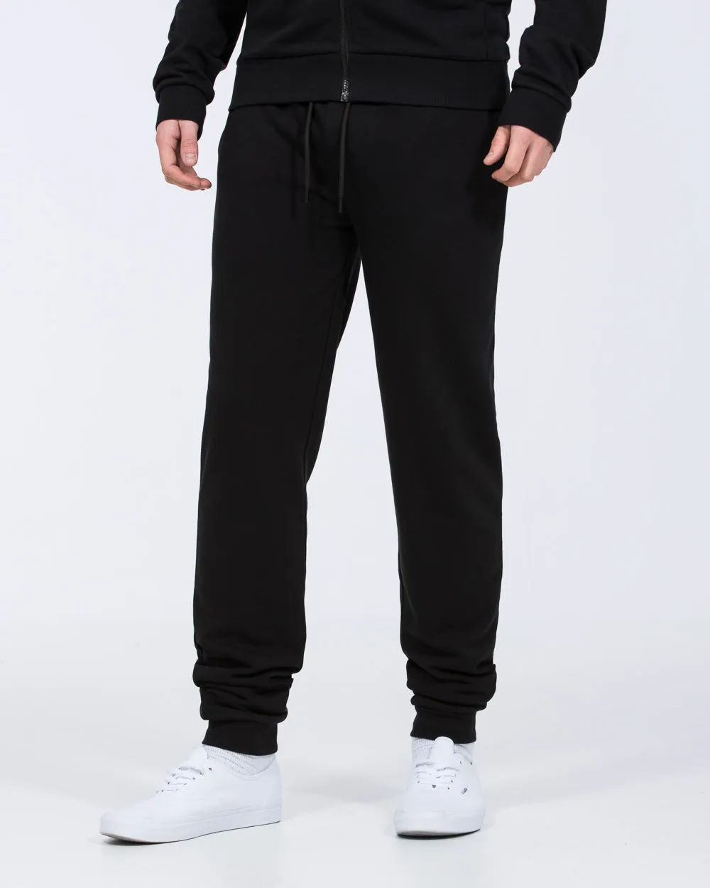 Essentalls Slim Fit Tall Joggers (black) non slip cuffs