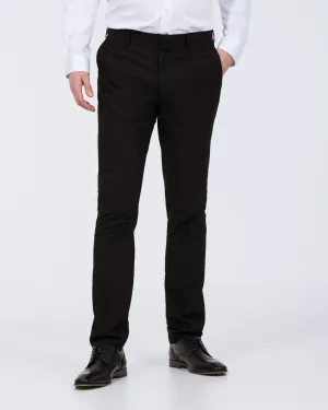 Essentalls Slim Fit Tall Trousers (black) layered look