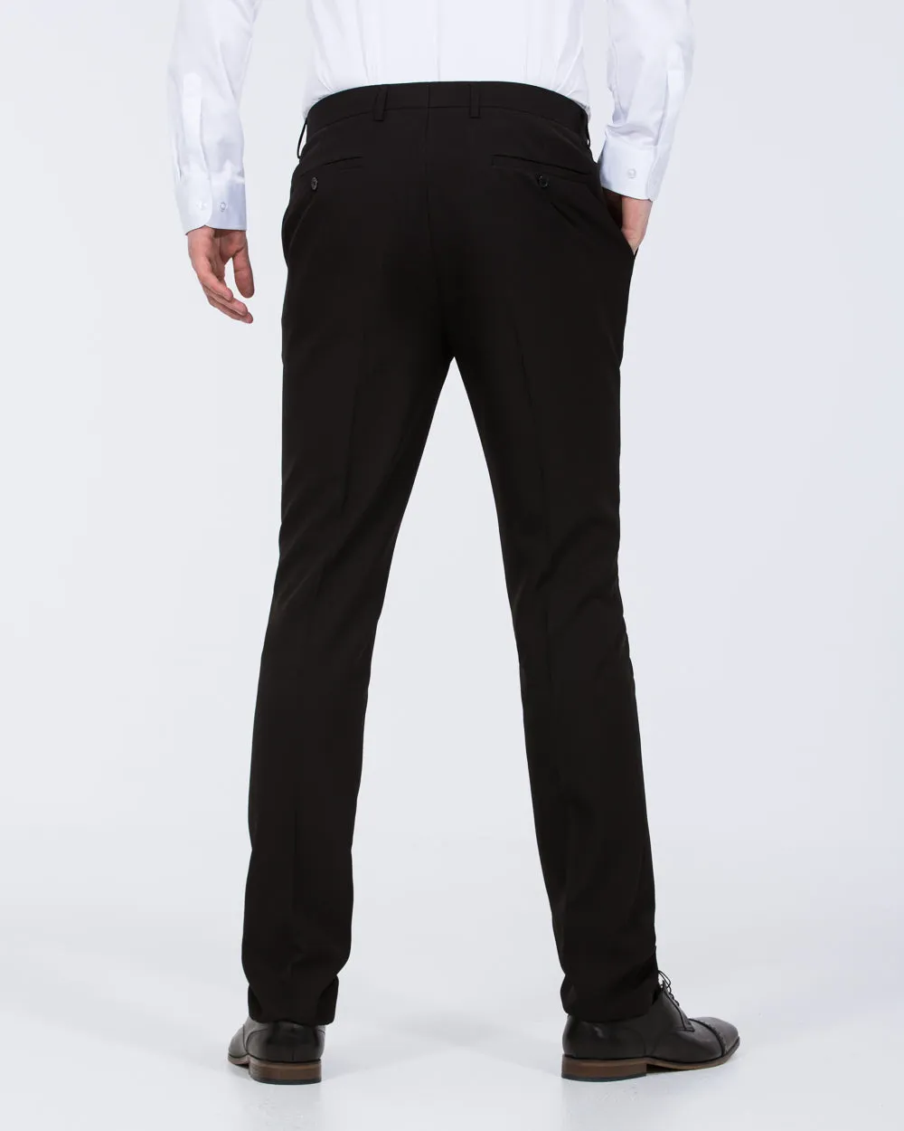 Essentalls Slim Fit Tall Trousers (black) temperature control