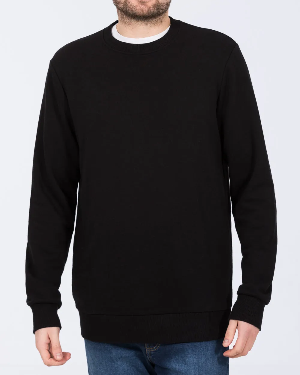 Essentalls Tall Sweatshirt (black) couch cozy