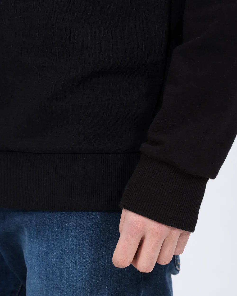 Essentalls Tall Sweatshirt (black) weekend mood