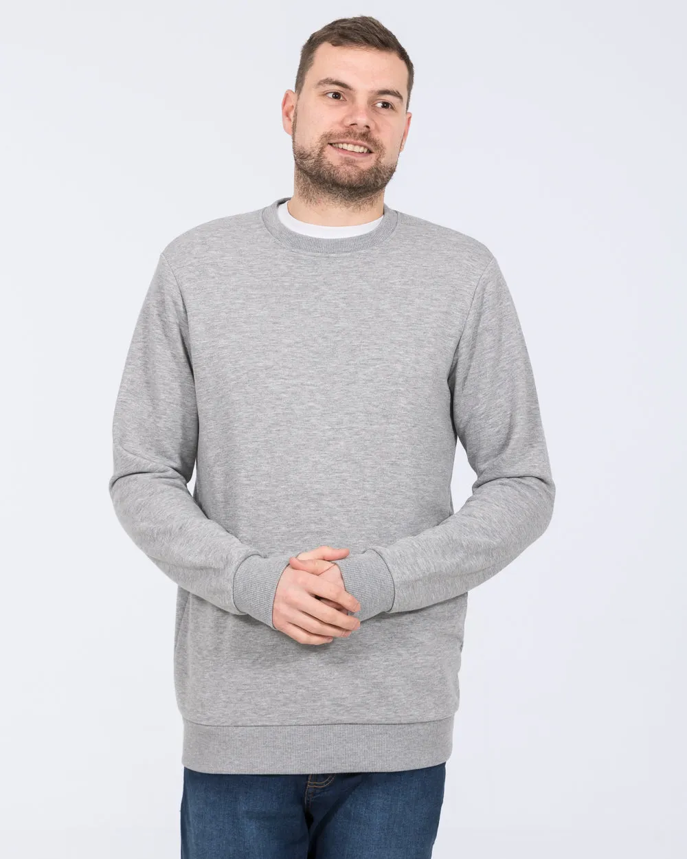 Essentalls Tall Sweatshirt (grey marl) road trip