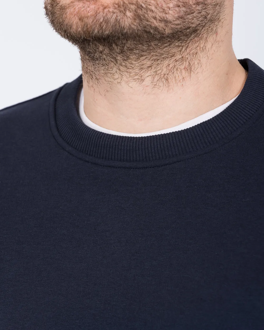 Essentalls Tall Sweatshirt (navy) autumn look