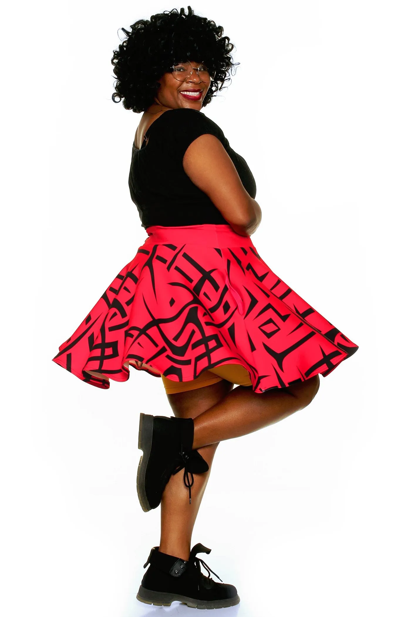 Fang Skater Skirt party ready