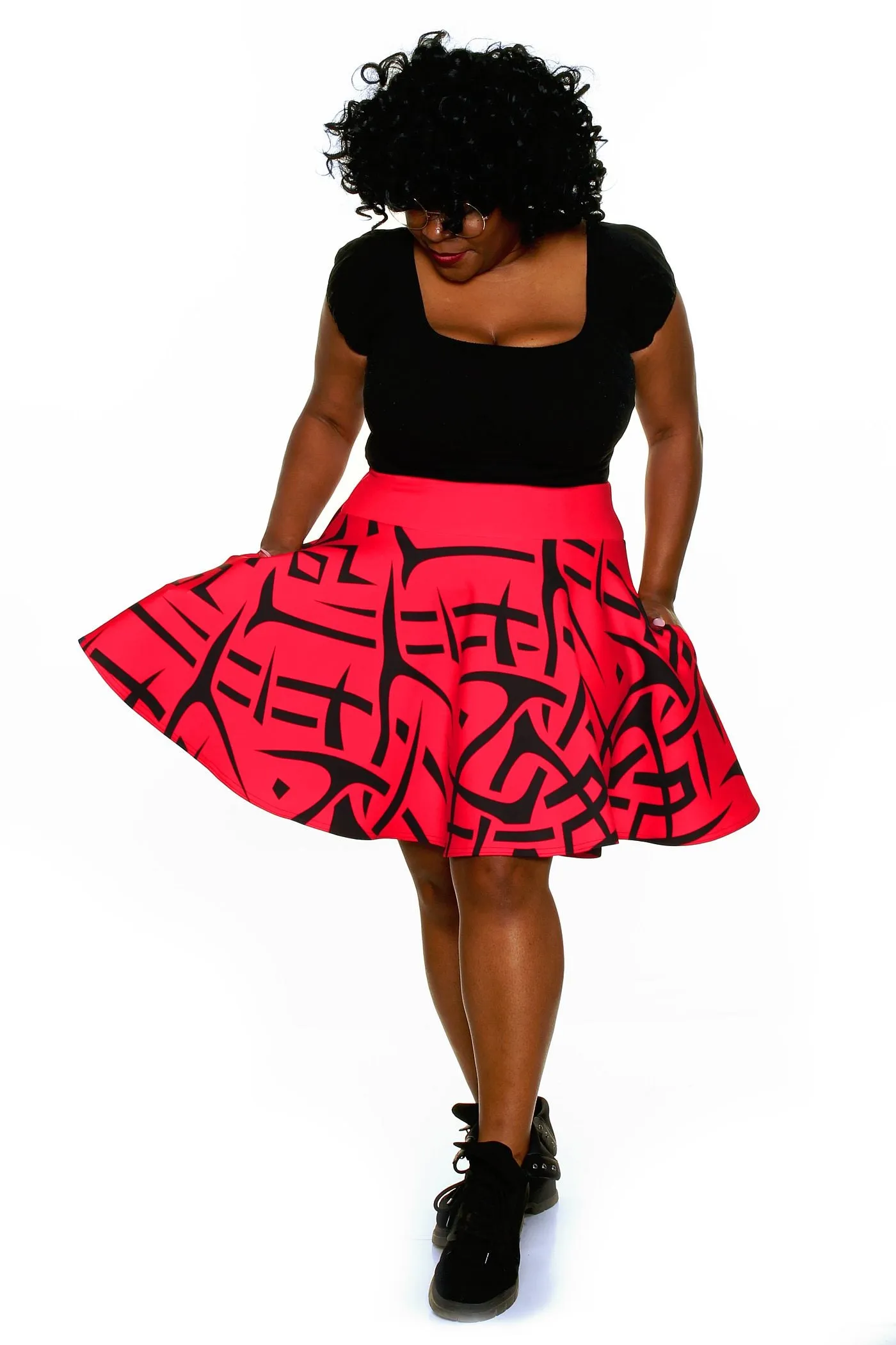 Fang Skater Skirt light flow