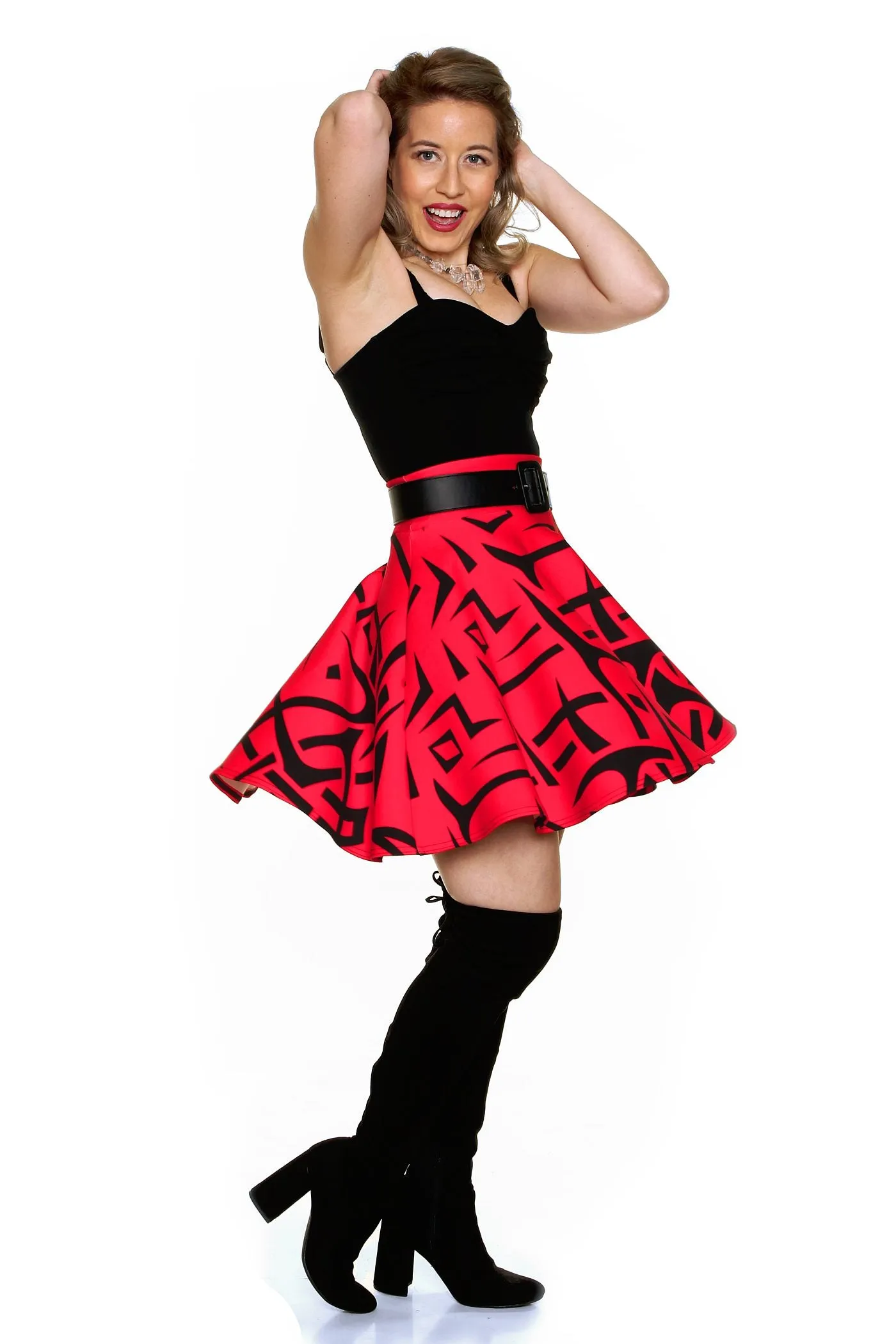 Fang Skater Skirt celeb inspired