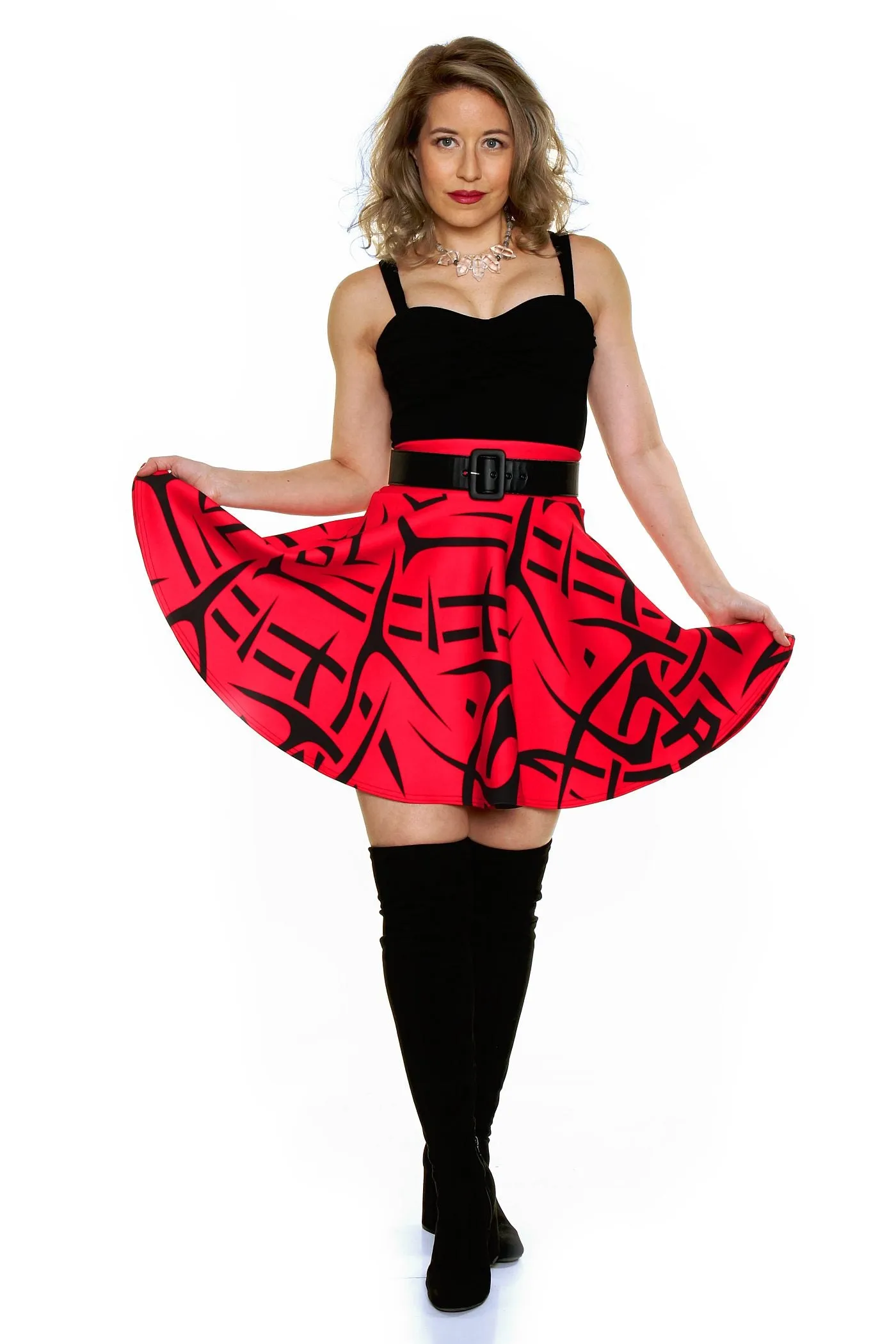 Fang Skater Skirt urban chic