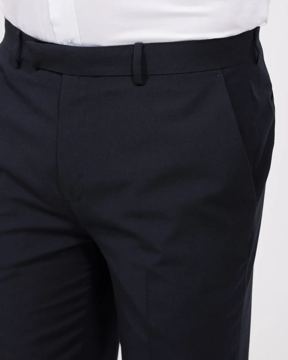 Fawn Ralph Tall Slim Fit Suit Trousers (navy) durable fabric