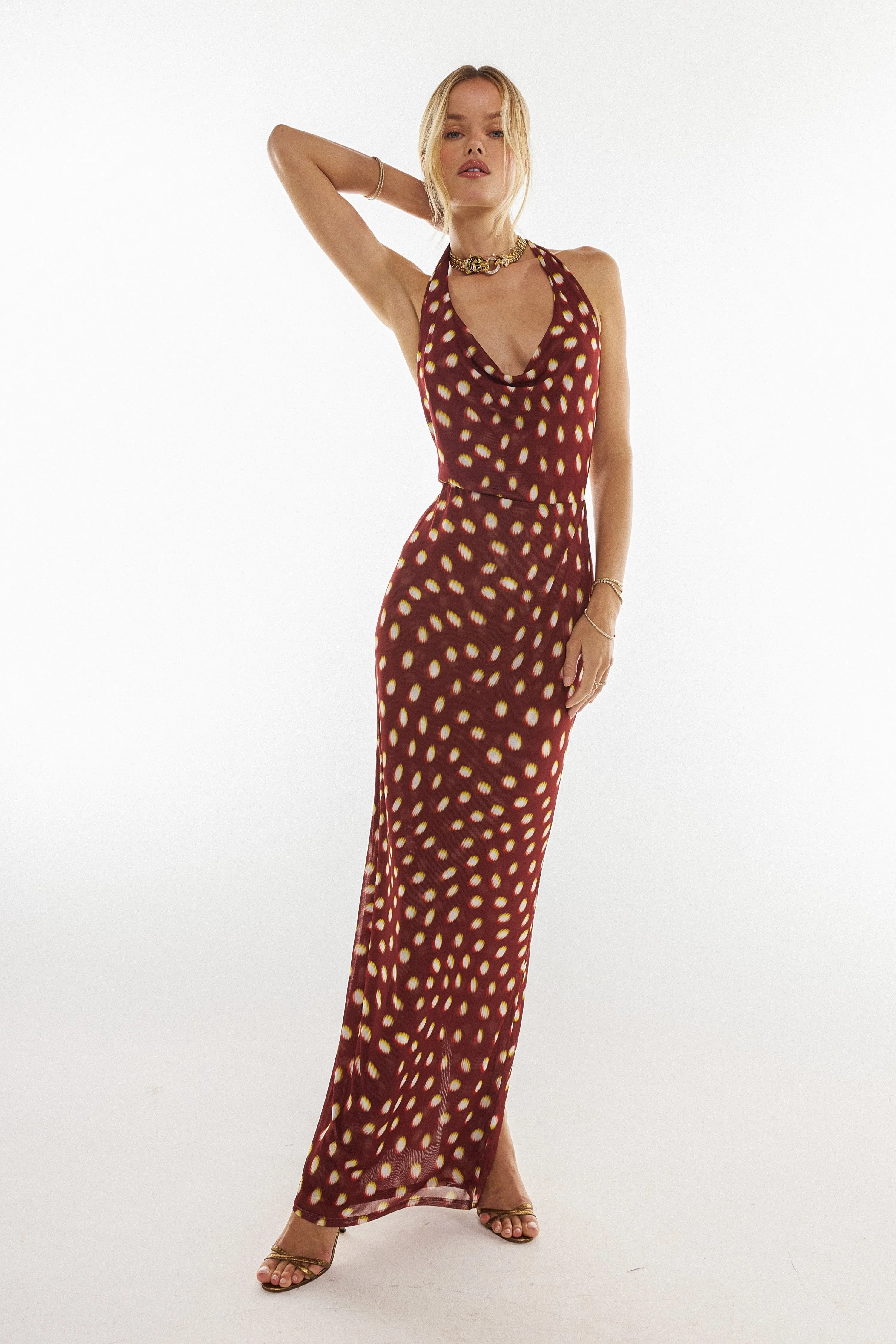 Fiona Dress in Spice romantic breeze