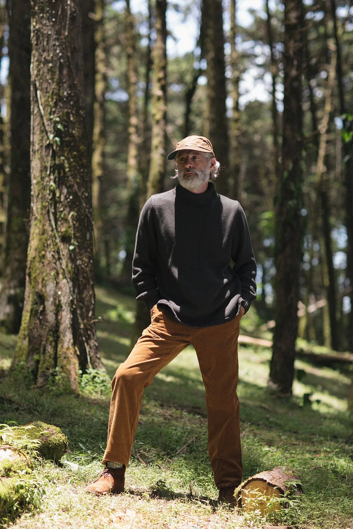 Fisherman's Sweater in Olive all-day comfort