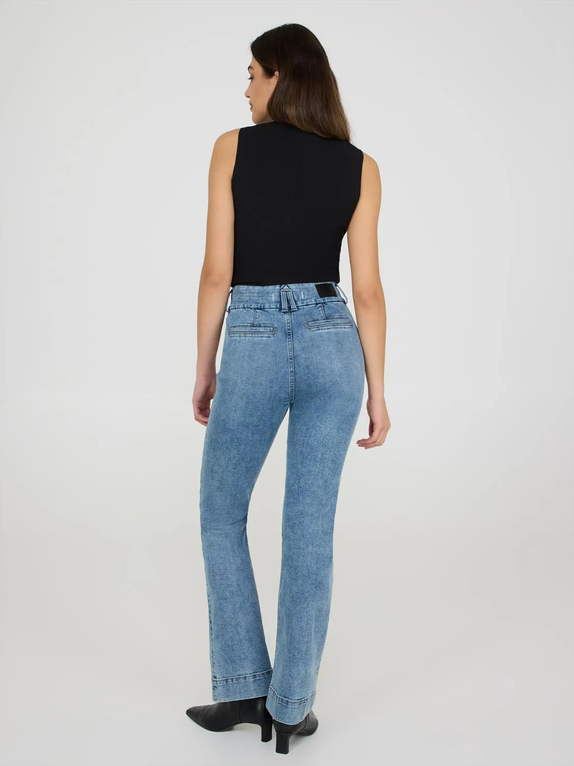 Flare Leg Jeans fashion versatile