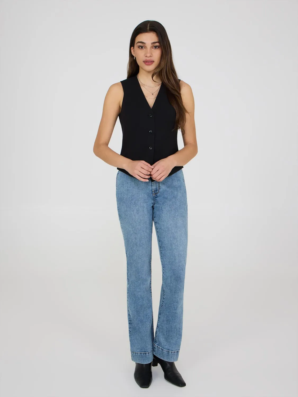 Flare Leg Jeans durable wear