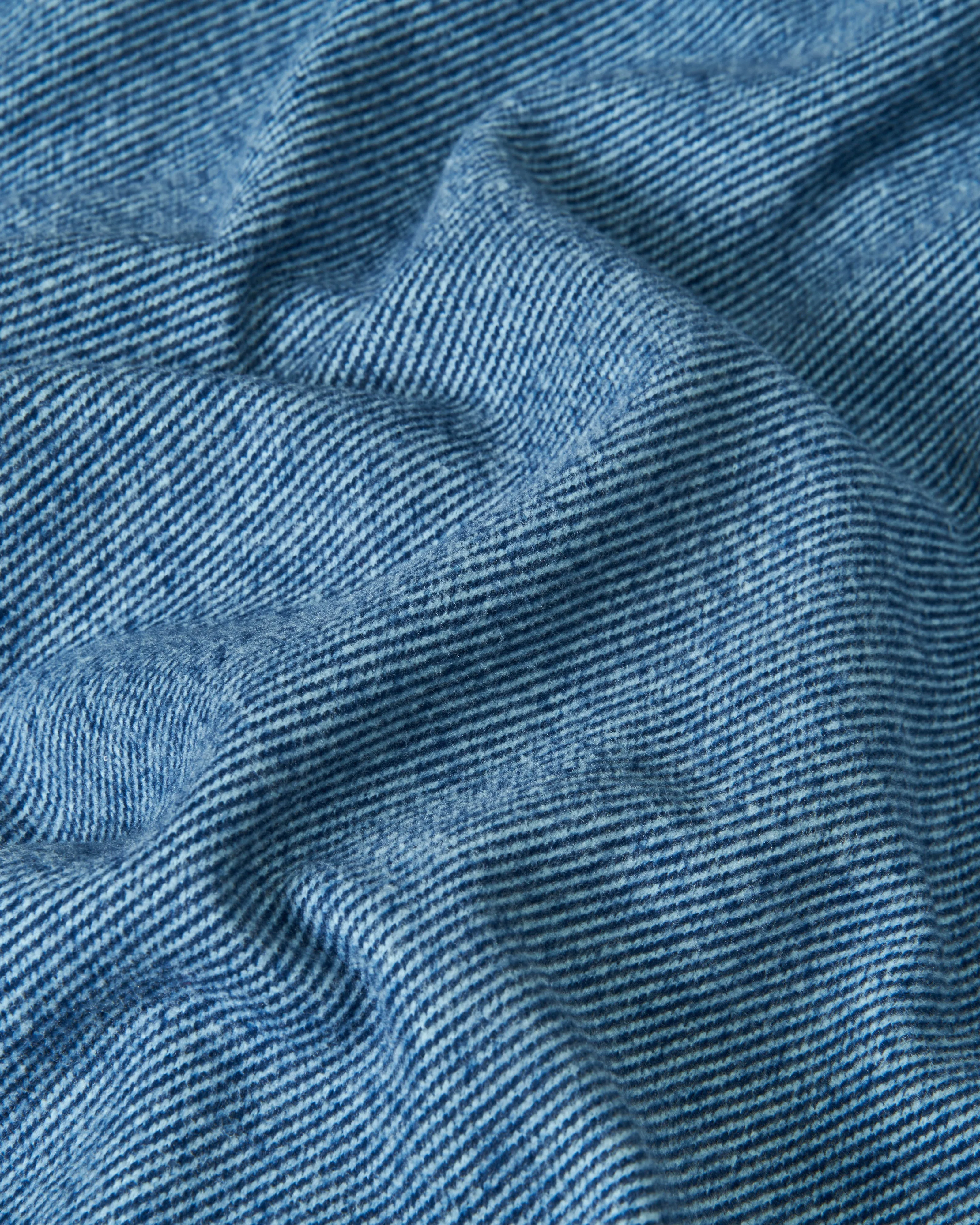 Fleece Overshirt in Ice Blue City Ease