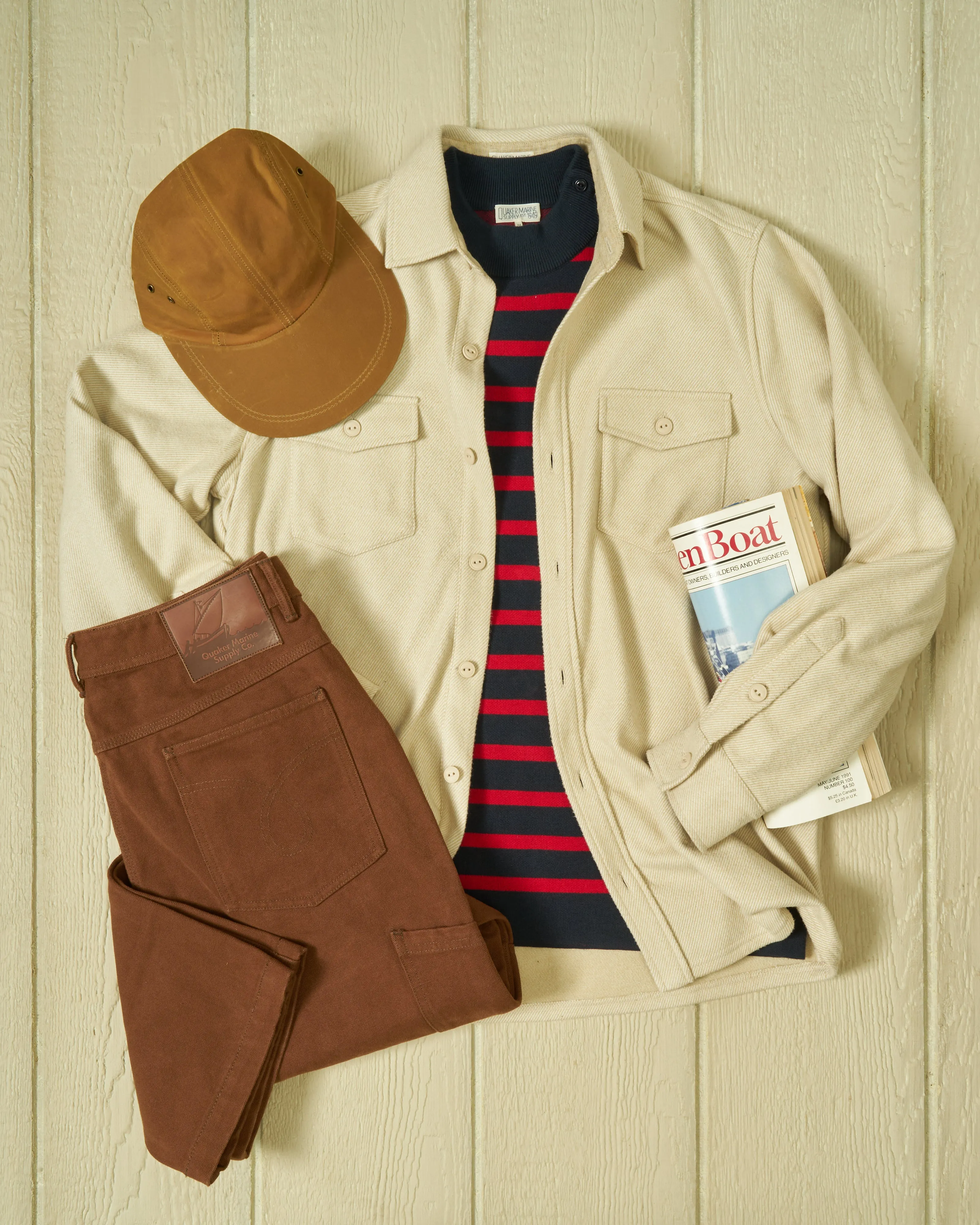 Fleece Overshirt in Sand Trend Boost